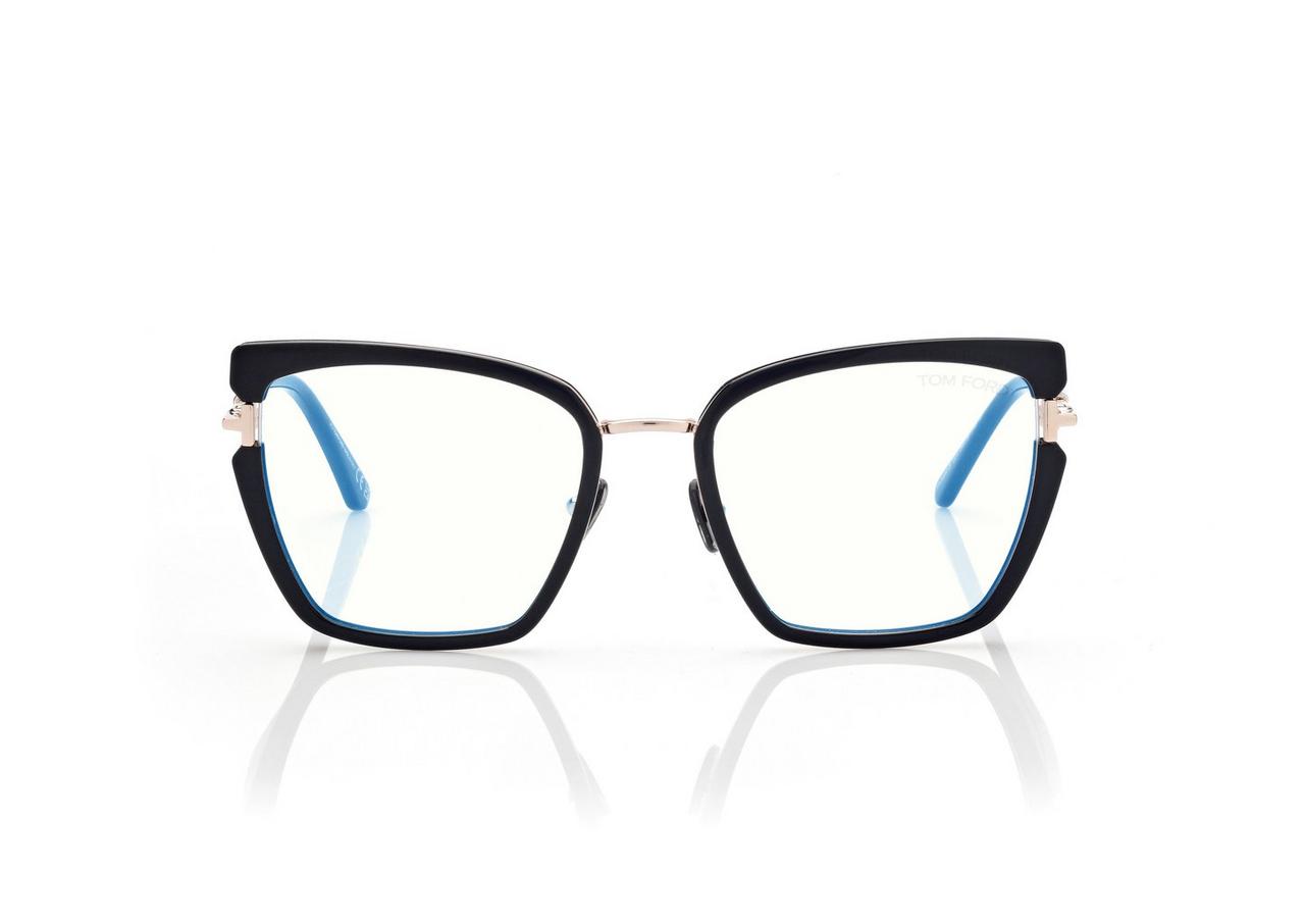 Blue Block Butterfly Opticals