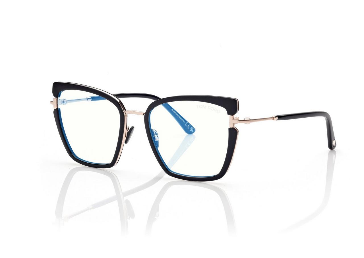 Blue Block Butterfly Opticals
